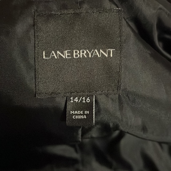 ✨Reduced NWOT LANE BRYANT faux leather moto jacket, embroidery, embellish - Plus - Picture 13 of 15